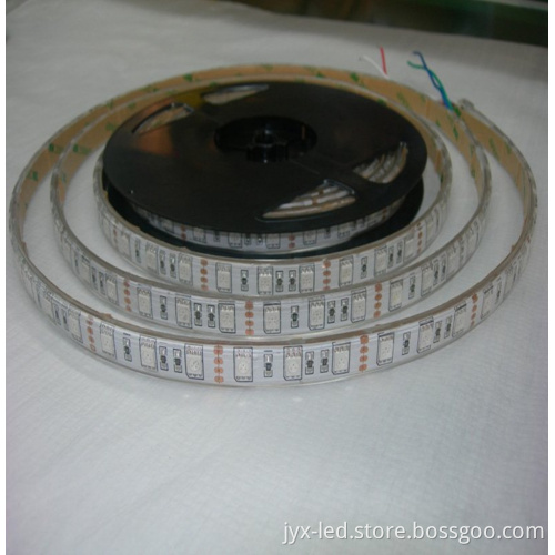 2015 Newest rgb led strip 5050 3 chips flexible waterpfoof addressable rgb led strip smd5050 led strip 24v